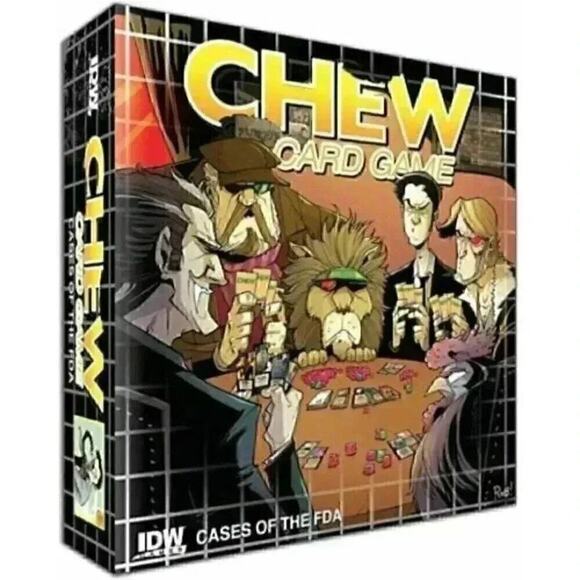 CHEW: Cases of the FDA Board Game [IDW Comic Book Card Drafting Game] NEW - Picture 1 of 4